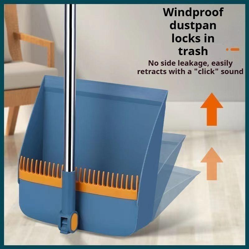 3 - in - 1 Foldable Rotating Broom Set, Hair & Dirt Removal, Home Floor Cleaning Tool Suitable for carpets/hard floors