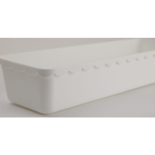 Pearl Metal Colors Slim Storage L White C-2862