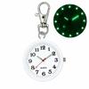 Mini Pocket Watch Round Keychain Watch Unisex Quartz Clock  Elderly