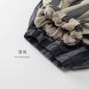 Korean Style Unisex Kids Striped Thickened Fleece Loose Wide Leg Trousers