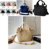 Canvas Tote Bag For Women With Zipper Pocket Casual Street Fashion Daily Use