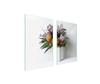 GLAS-KOCHFELDSCHUTZPLATTE 75x52 BLUMEN
