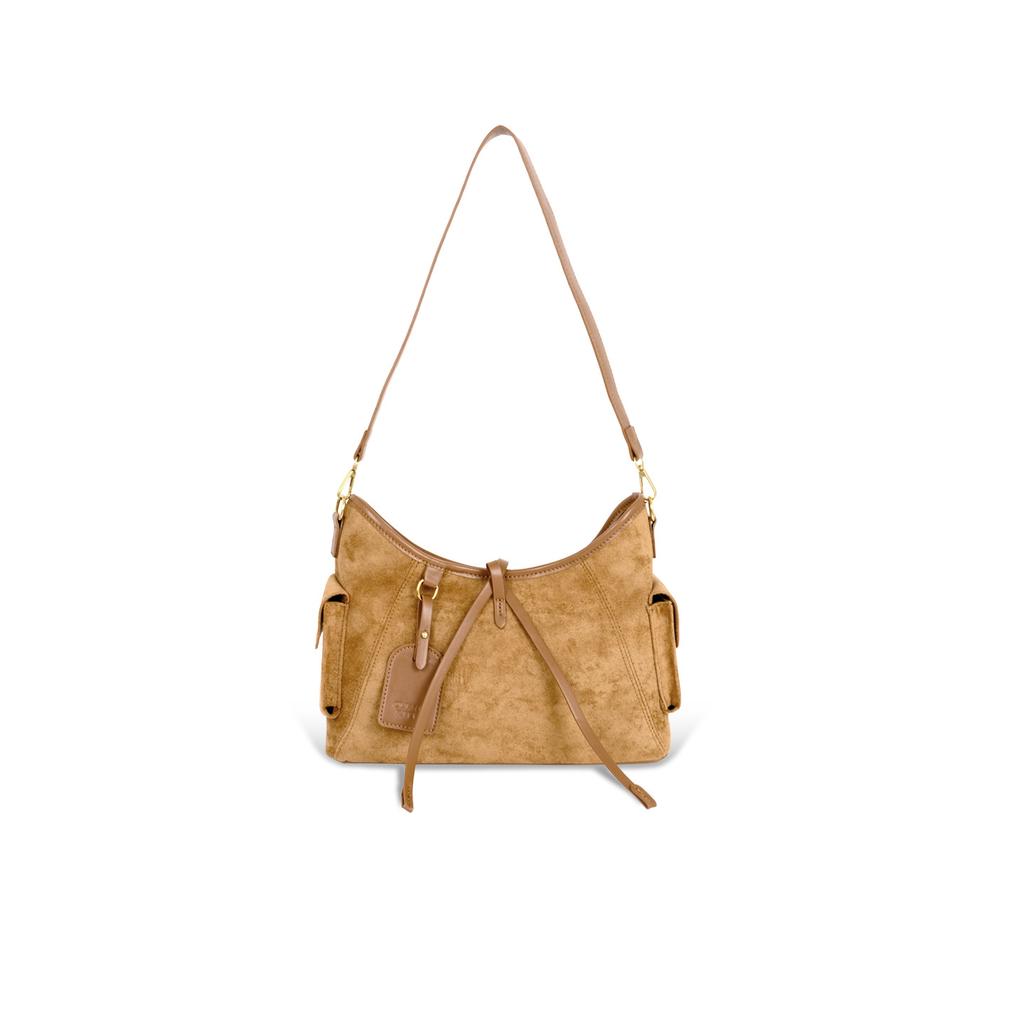 2025 Fall/Winter New Suede Vintage Shoulder Bag, Niche High-End Personality Underarm Bag, Commuting Crossbody Bag for Women