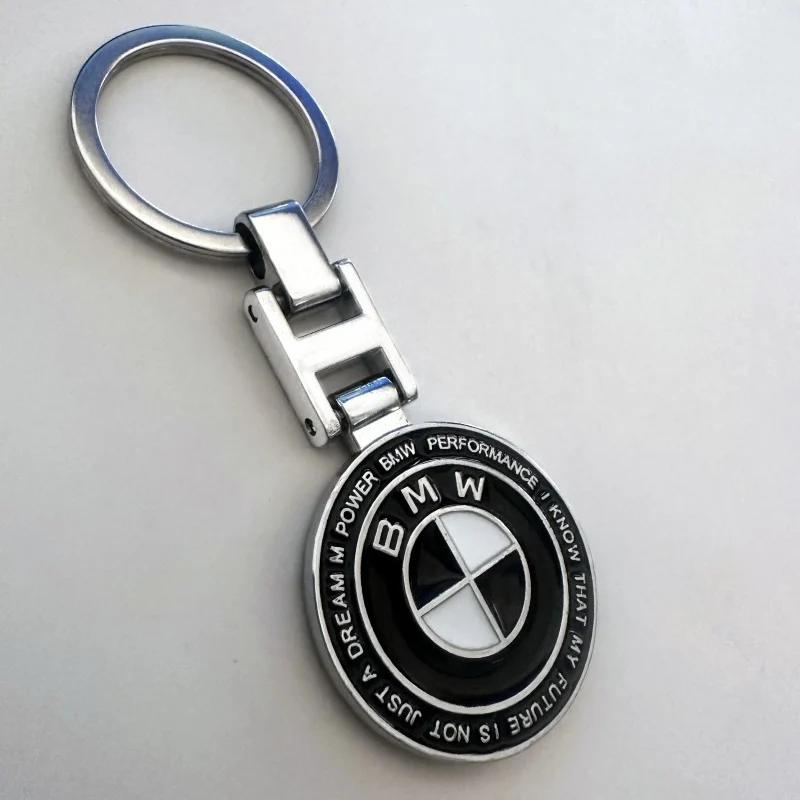 For BMW 2024 50th Anniversary New Logo BMW Emblem Luxury Car Keychain For BMW X1 X2 X3 X4 X5 X6 3 5 Series M2 M3 M4 M5 M6 M7 Acc
