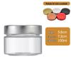 Large Capacity Round Pickle Dispensing Bottle with Lid, Moisture-Proof High Borosilicate Glass Jar