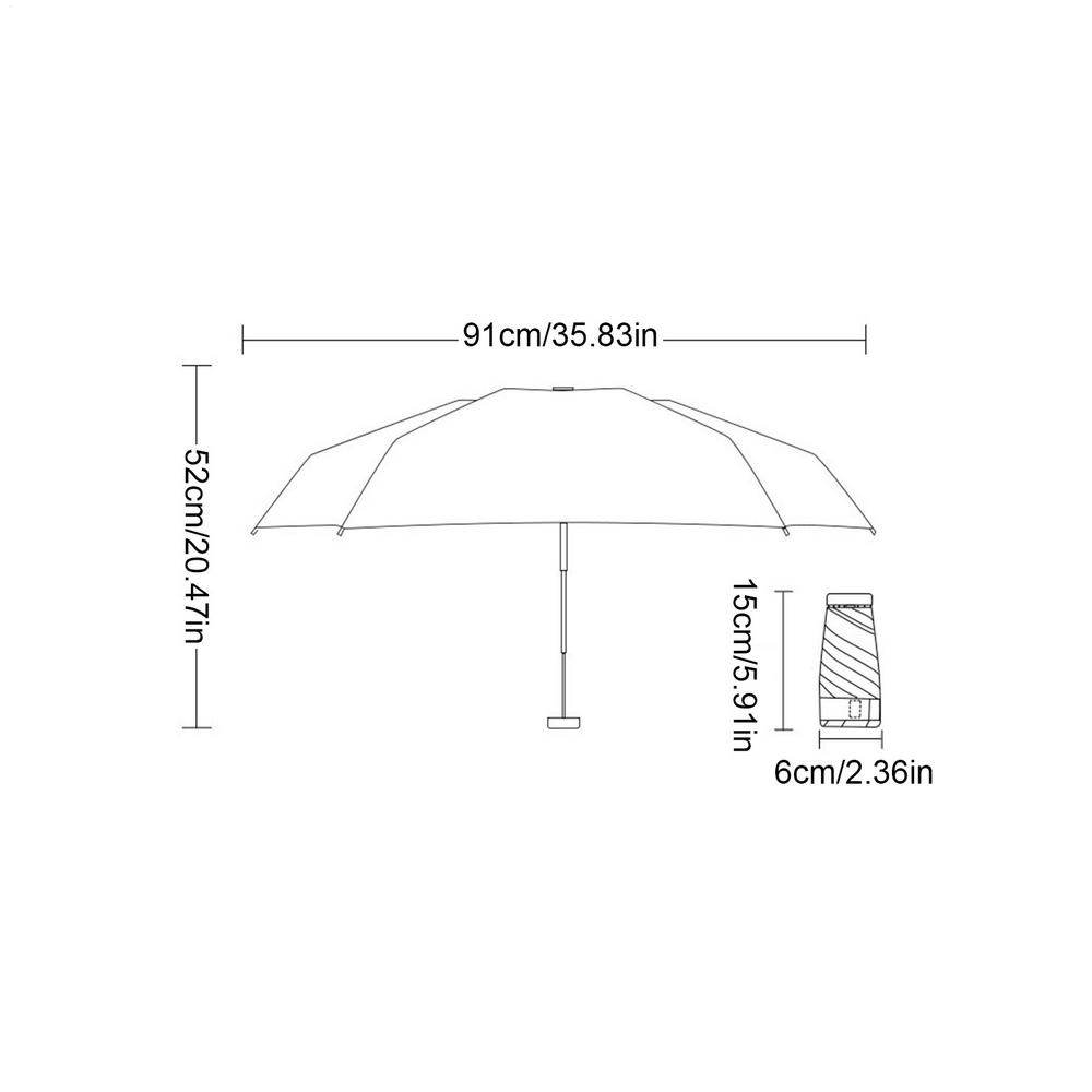 

Зонт-зонт Цветочный узор Портативный УФ-зонт Легкий Водонепроницаемый Товары для улицы Для путешествий Ежедневные поездки Фотография metal-fiber composite&8K белый