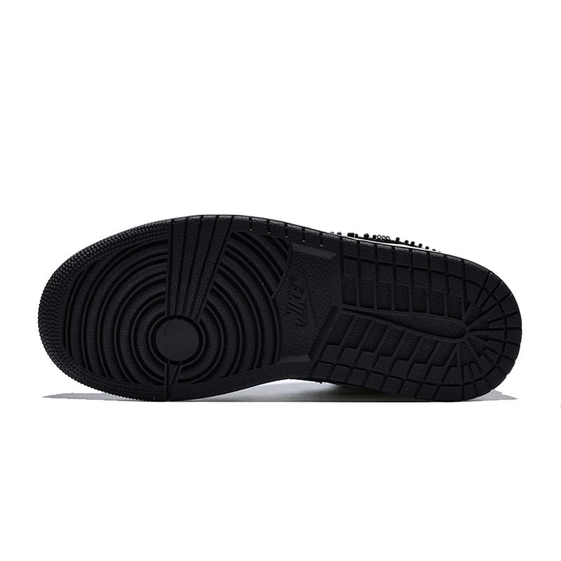 Jordan Air Jordan 1 Vintage Basketball Shoes Women's Low Top Canvas White/Black Sail White/Smoke Gray IX5001-101