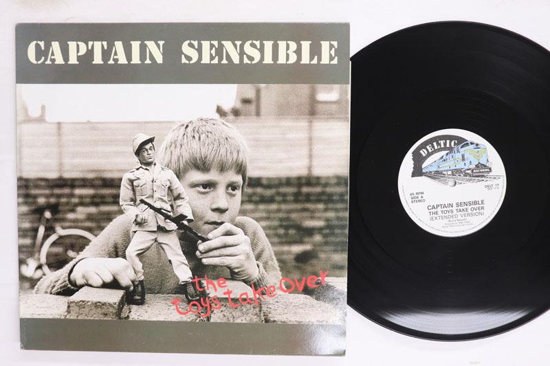 

12-дюймовая пластинка CAPTAIN SENSIBLE Toys Take Over A Sporting Life DELT1T DELTIC 1988 UK Рок Б/у