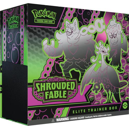 Pok?mon TCG: Scarlet & Violet?Shrouded Fable Elite Trainer Box (1 Full Art Promo Card, 9 Boosters & Premium Accessories)