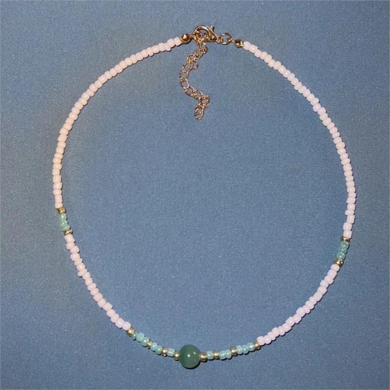 Fashion Boho-Chic Handcrafted Beaded Pendant Necklace for Women Party Occasions Jewelry Accessories Gifts