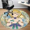 1pc The Legend of Zelda Office Round Area Rug, Under Office Chairs Bedroom Living Room Home Decor, Room Decoa1016179