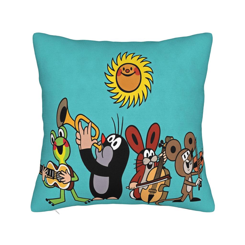 The Little Mole Krtek Pillow Case  Print Pillow Cover For Office Car Home Decor Funny Pillowcases