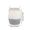 Laundry Basket Baby Toy Hamper Laundry Hamper Blanket Basket Woven Storage Basket for Living Room Bathroom Dorm Clothes Bedroom