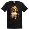 Beagle Dog Art T Shirt Cool Graphic Tee for Dog Lovers and Pet Owners
