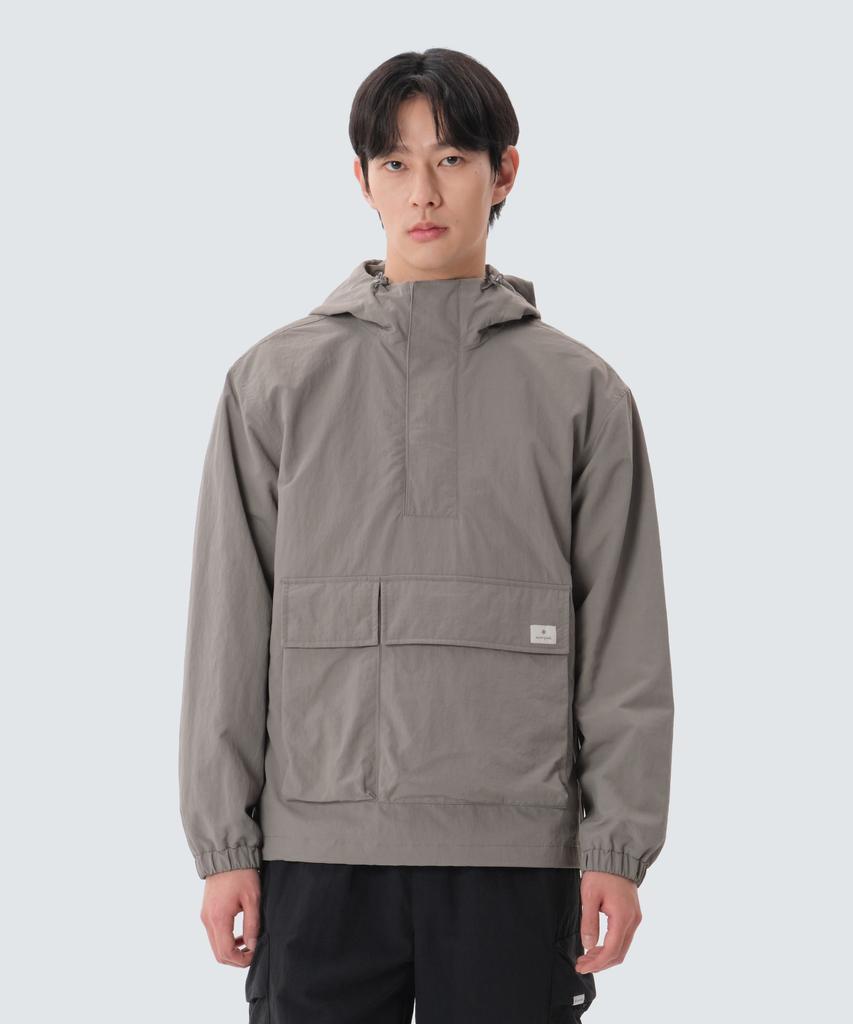 Snowpeak Apparel Camp Anorak (S25Zmcan10) Vintage Gray