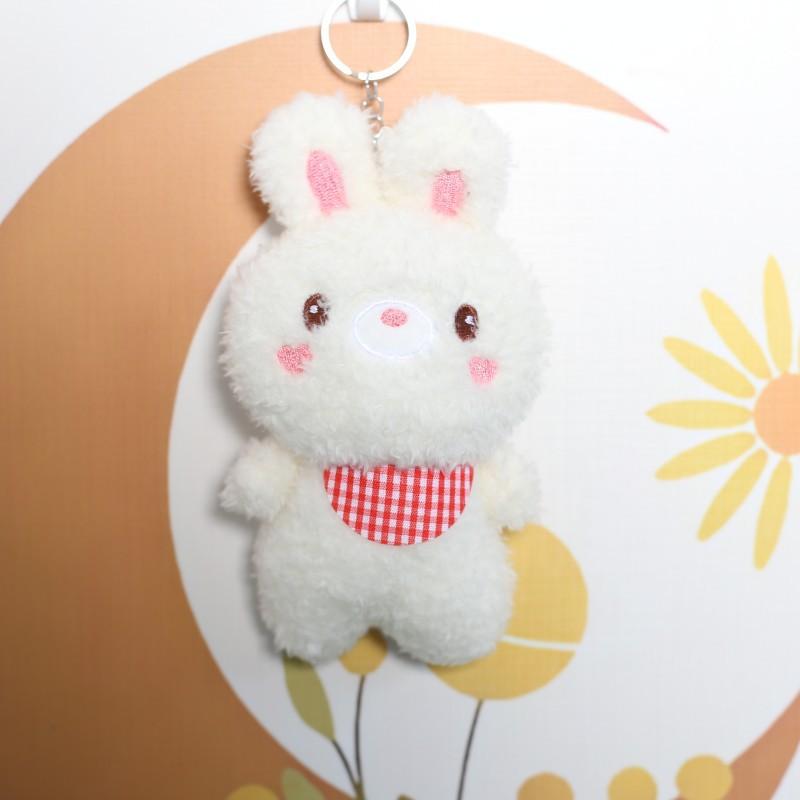 Cute Scarf Small Animals Plush Toy Doll Pendant Doll Bag Key Chain Hanging Decoration