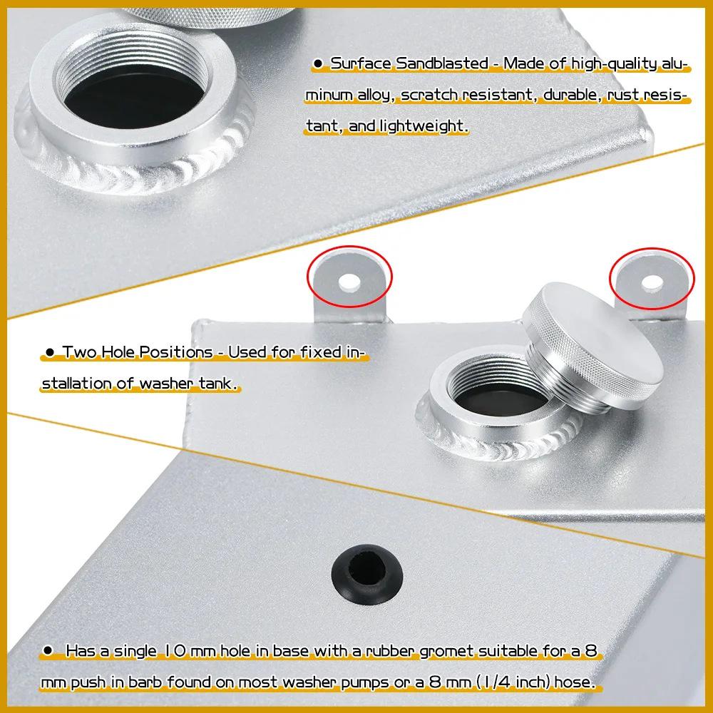 2L Hliníková slitina Pískovaný Univerzální Chladič pro Úpravy Auta