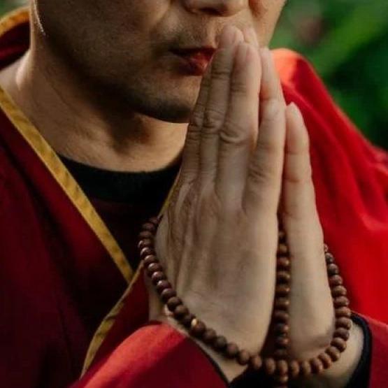 Chinese Amulet 6mm Natural Wood Buddhist 108 Bead Bracelets Buddha Bangles Meditation Prayer Unisex Men Women Vintage