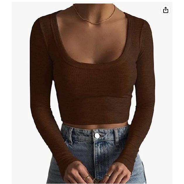 Spring And Autumn New Women'S Versatile Long Sleeve Daily Business Commuter Elegant Comfort Sexy Bottom Shirt Top