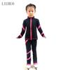 Figure Skating Pants Kids Training Performance Wear Stretch Spandex Ice Trousers