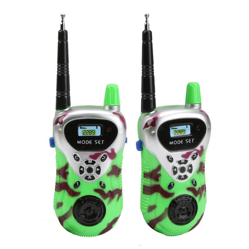 2-Pack Children's Mini Walkie Talkie Toy for Parent-Child Interaction, Indoor & Outdoor Play