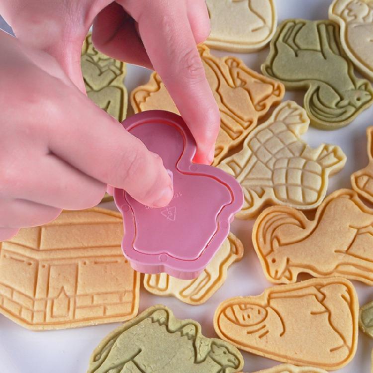 Muslim 3D Plastic Mold Cake Biscuits Mould For Cake Mooncake Mold Tools