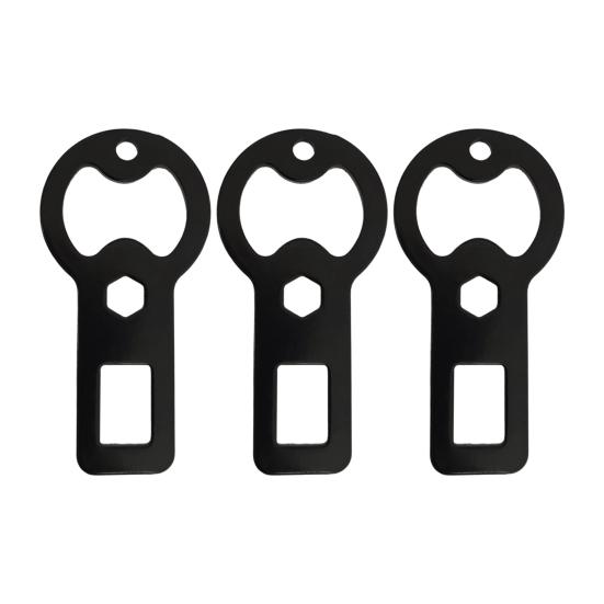 Tragbarer Flaschenöffner mit Schlüsselanhänger & Lanyard Edelstahl Bierflaschenöffner Stilvolles Geschenk für Auto Bar Camping Partygeschenke