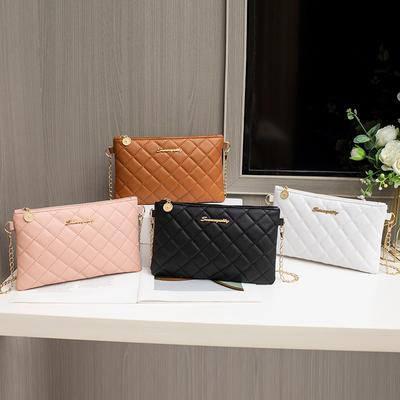 Petit Sac, Sac à Bandoulière à Carreaux Diamant, Trousse de Maquillage pour Femmes