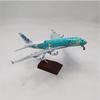 1/400 20cm Air Japan ANA Airlines Airplane Model Toy Green Cartoon Sea Turtle Airbus 380 A380 Airways Metal Alloy Diecast Airplane