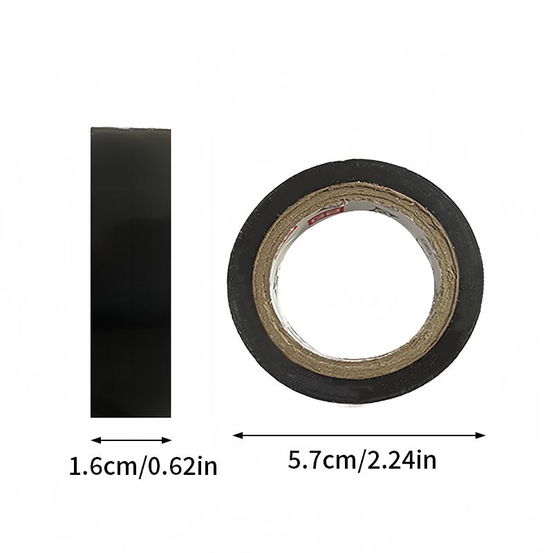 Премиальная изолента, черная изоляционная лента, водонепроницаемая, огнестойкая, термостойкая для использования внутри/вне помещений