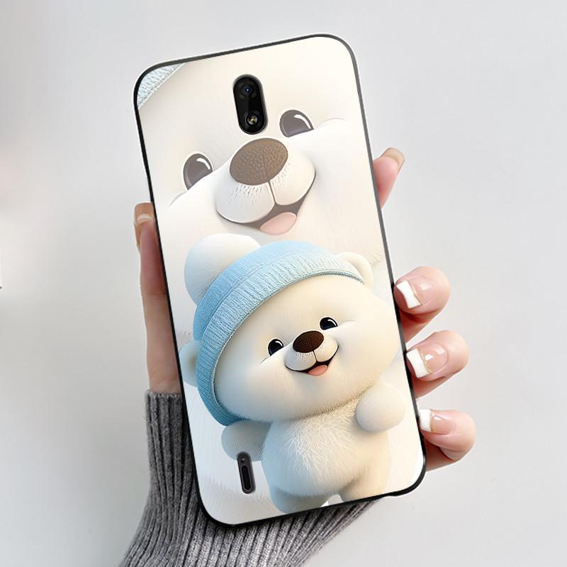 Cute Rabbit Love Heart Funny Phone Case For Nokia C1 Plus C2 Case Soft Silicone Back Cover For NokiaC1 C 1 Plus Fundas C 2 Coque