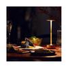 (silver) Cordless Table Lamp Dimmable Waterproof Metal Usb Rechargeable Table Lamps -1pcs