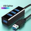 USB 3.0 Hub Adapter: One-to-Four Splitter for Laptop/Desktop, Connect U Disk, Docking Station
