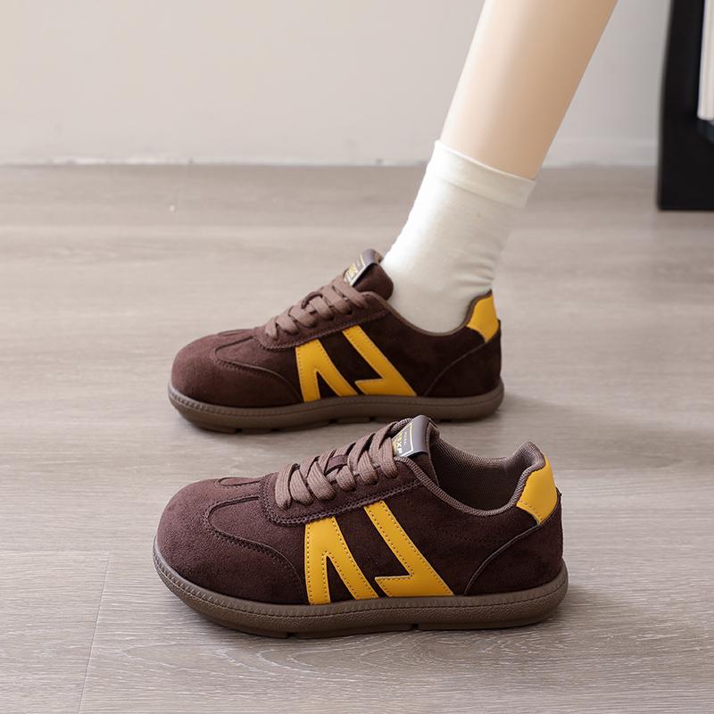 Fashion 2025 New Spring and Autumned Thick-soled Lightweight Sneakers for Women All-match  Popular Retro Sport Leisure Shoes Hot Sale