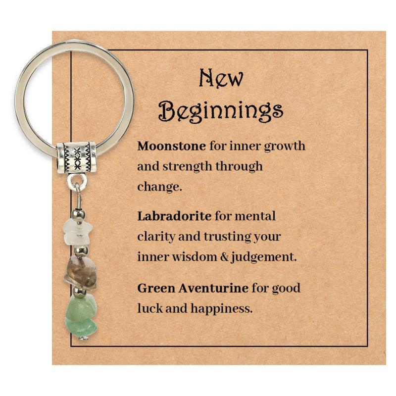 1 Piece Handmade Red Agate Card Combination Pendant Keyring  Natural Stone Beads String Keychain Gifts