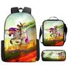 Backpack Unicorn Unicorn Animal Student School Bag, Digital Color Printing Animation Cartoon Backpack