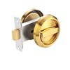 Stainless Steel Exquisite Beautiful Invisible Double-Sided Door Lock Indoor Circular Pull Ring Lock