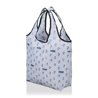 Personagens Sanrio SA14 Bolsa Ecológica Dobrável Coração Branco [Sifre] Térmica/Isolada