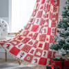 Christmas decorative curtain finished semi-blackout cabinet blackout curtain bedroom door curtain opaque