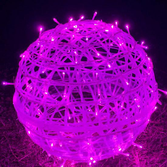 LED Rattan Dekorative Außenhängeleuchten Runde Kugel für Landschafts- und Straßenbeleuchtung