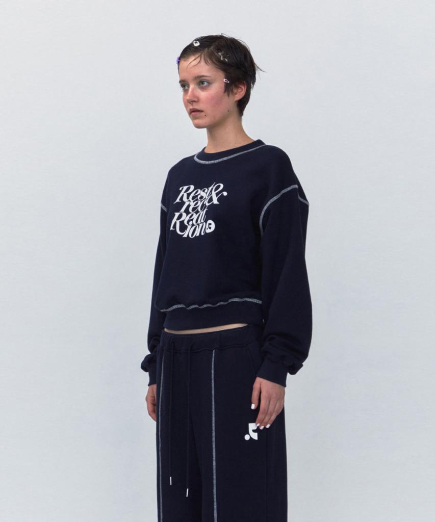 REST&RECREATION Rr Coloration Sweatshirt_Navy
