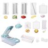 Vegetable Cutter Multifunctional Dicing Blades Slicer Shredder Fruit Peeler Potato Cheese Drain Grater Chopper Kitchen Tools 3