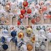 8PCS/Box Electroplated Painted Ball Christmas Tree Ornament Christmas Decorations