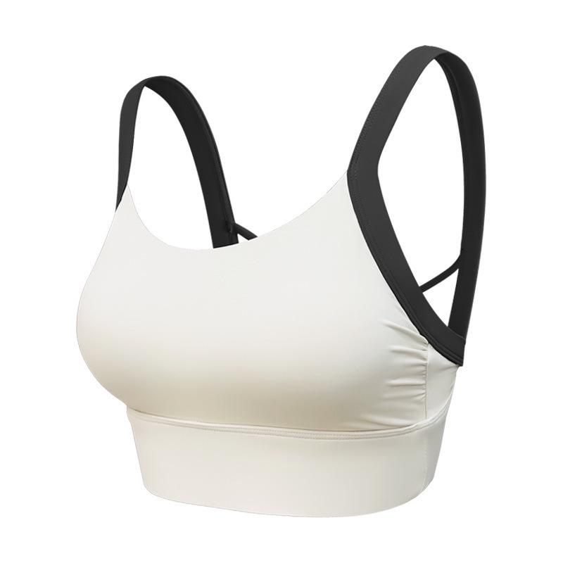 

Женский спортивный бюстгальтер с высокой степенью поддержки - Ударопрочный, Цельный дизайн, Красивая спина, Идеален для йоги и фитнеса. S