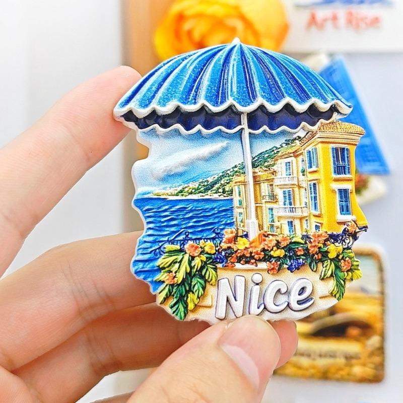 France Travel Souvenirs Alsace Fridge Magnets Paris Provence Marseille Nice Fridge Stickers Home Decoration Wedding Gifts