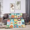 Japanese Blanket T-Totoros Travel Flannel Throw Blanket For Couch Bed Soft Custom DIY Quality Bedspread Gift Idea