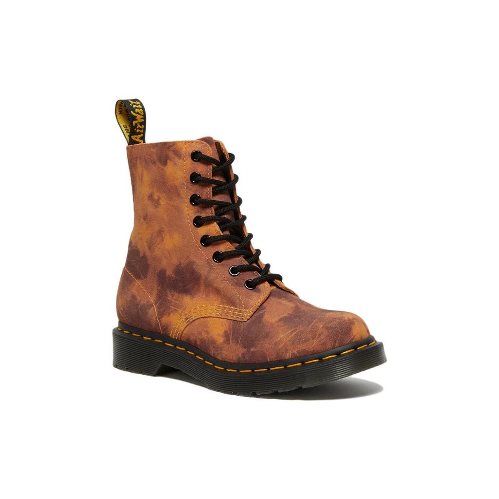 Dr. Martens 1460 Tie-Dye Leather Lace-Up Boots Women Boots Orange 27962806