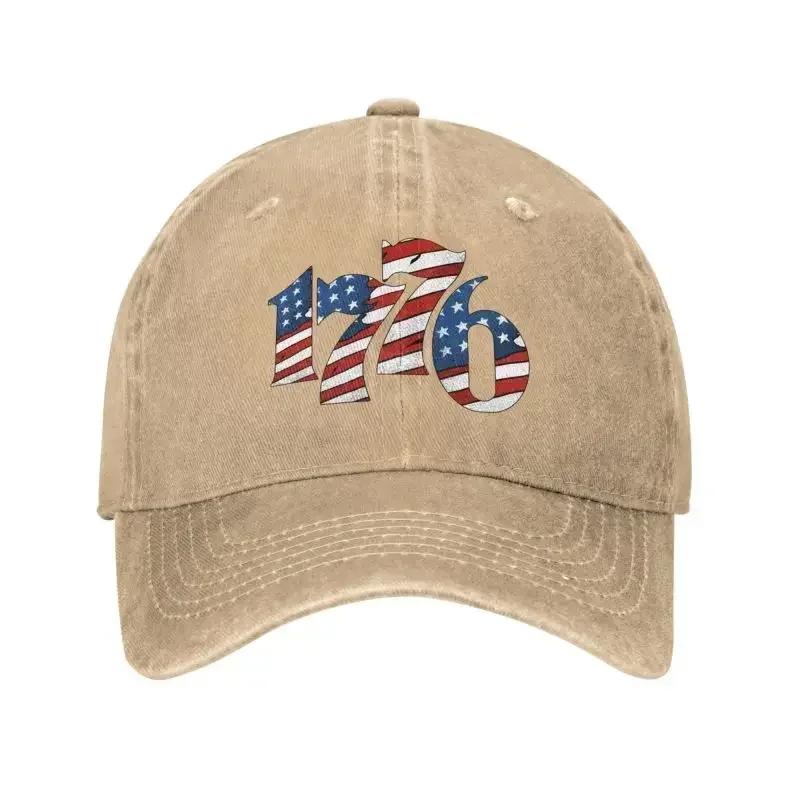 Custom Cotton Since 1776 Ameican Flag Happy Fourth Of July USA Gifts Baseball Cap Men Women Adjustable Adult Dad Hat Spring