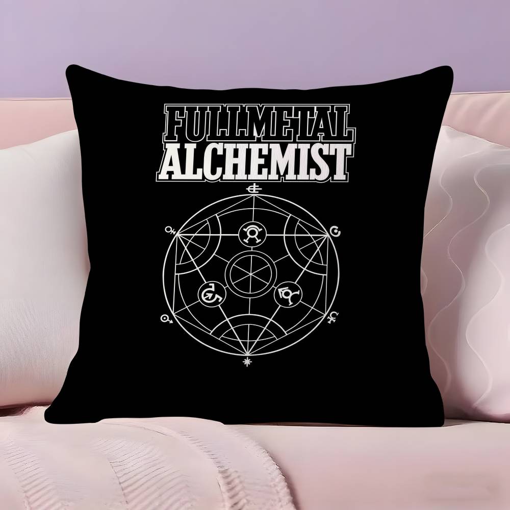 F-Fullmetal A-Alchemist Pillow Case  Ultra Soft Skin Friendly Fabric Cloud Like Comfort & Concealed Zipper