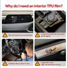 Fit for OMODA 9 SHS 2024-2026 GPS Screen PPF Shift Panel TPU Patch Pre Cut Transparent Anti Scratch Interior Protect Film Set